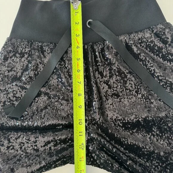 Cinq A Sept Giles Sequin Jogger Pants in Black NWOT, Size M